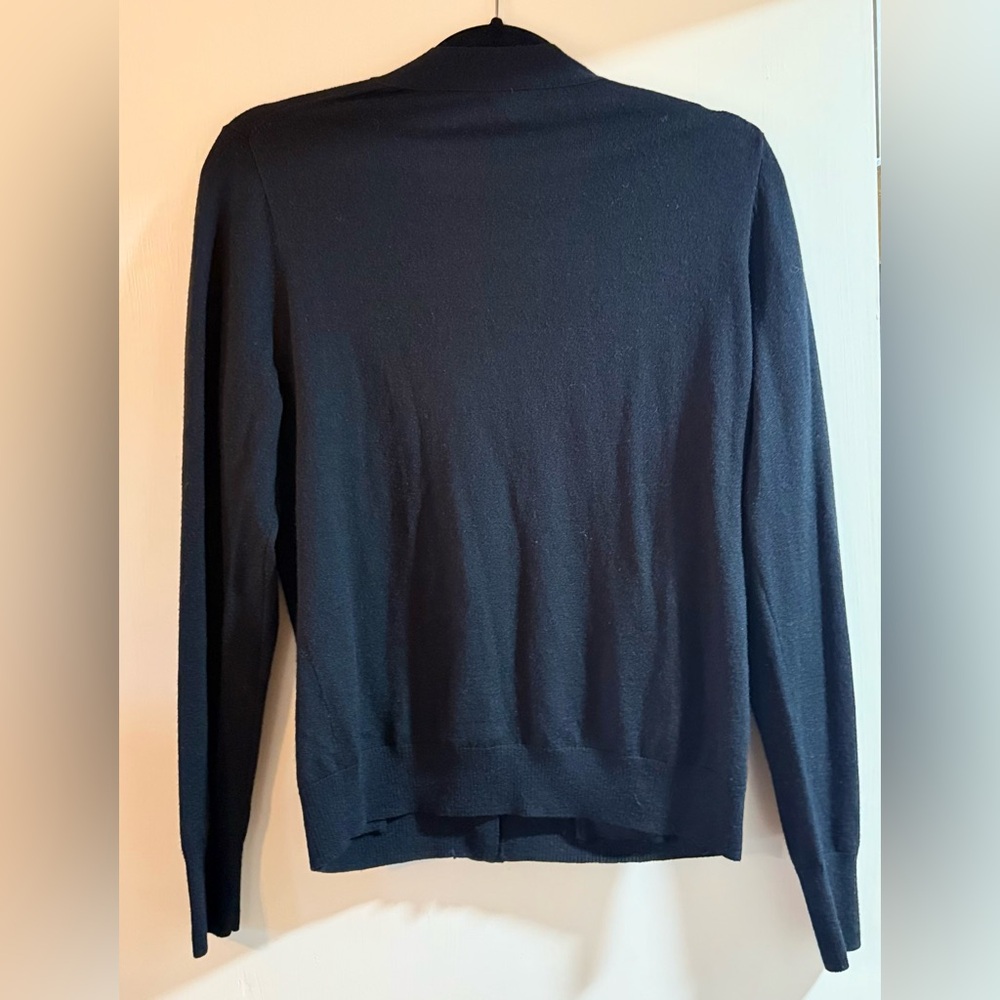 J. Crew Black Button-Up Cardigan - Picture 3 of 3